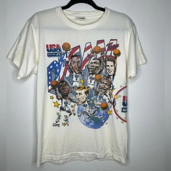 Vintage Cotton 1992 USA Olympic "Dream Team" t-shirt Size Medium Rare - Picture 1 of 10